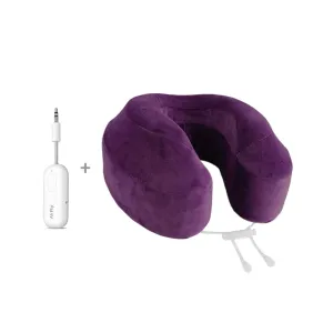 BUNDLE TWELVE SOUTH AirFly Pro Bluetooth Dongle Transmitter V1 & CABEAU Memory Foam Evolution Classic Pillow Plum