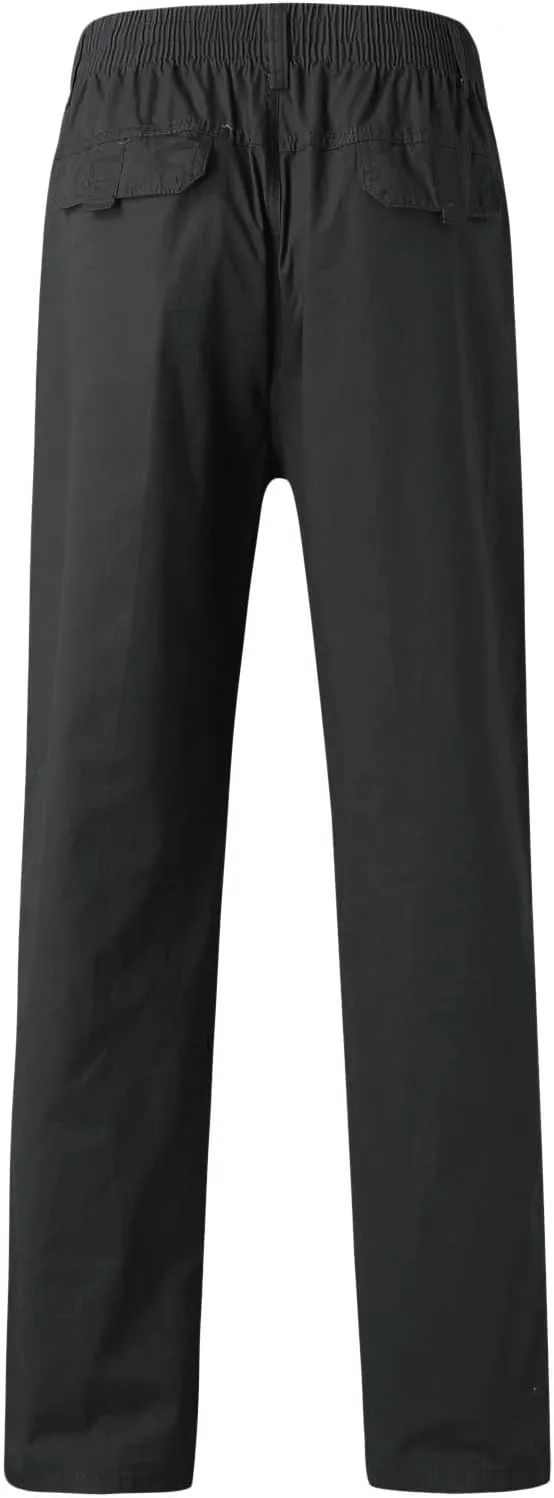 Cargo Pants for Men,Mens Pants with Pockets Cargo Joggers Fleece Sweatpants Casual Pant Chino Slim Fit Trousers