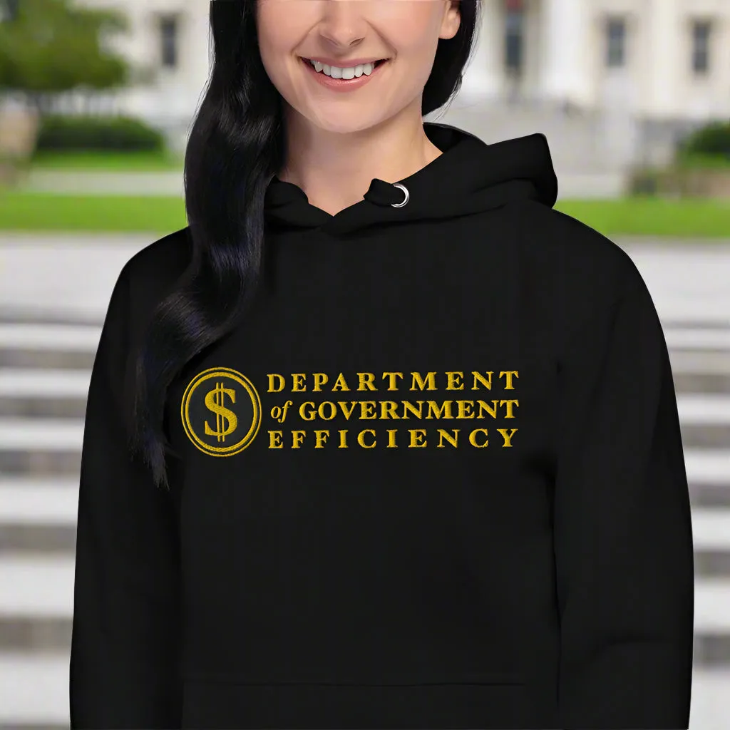 D.O.G.E. Embroidered Premium Hoodie