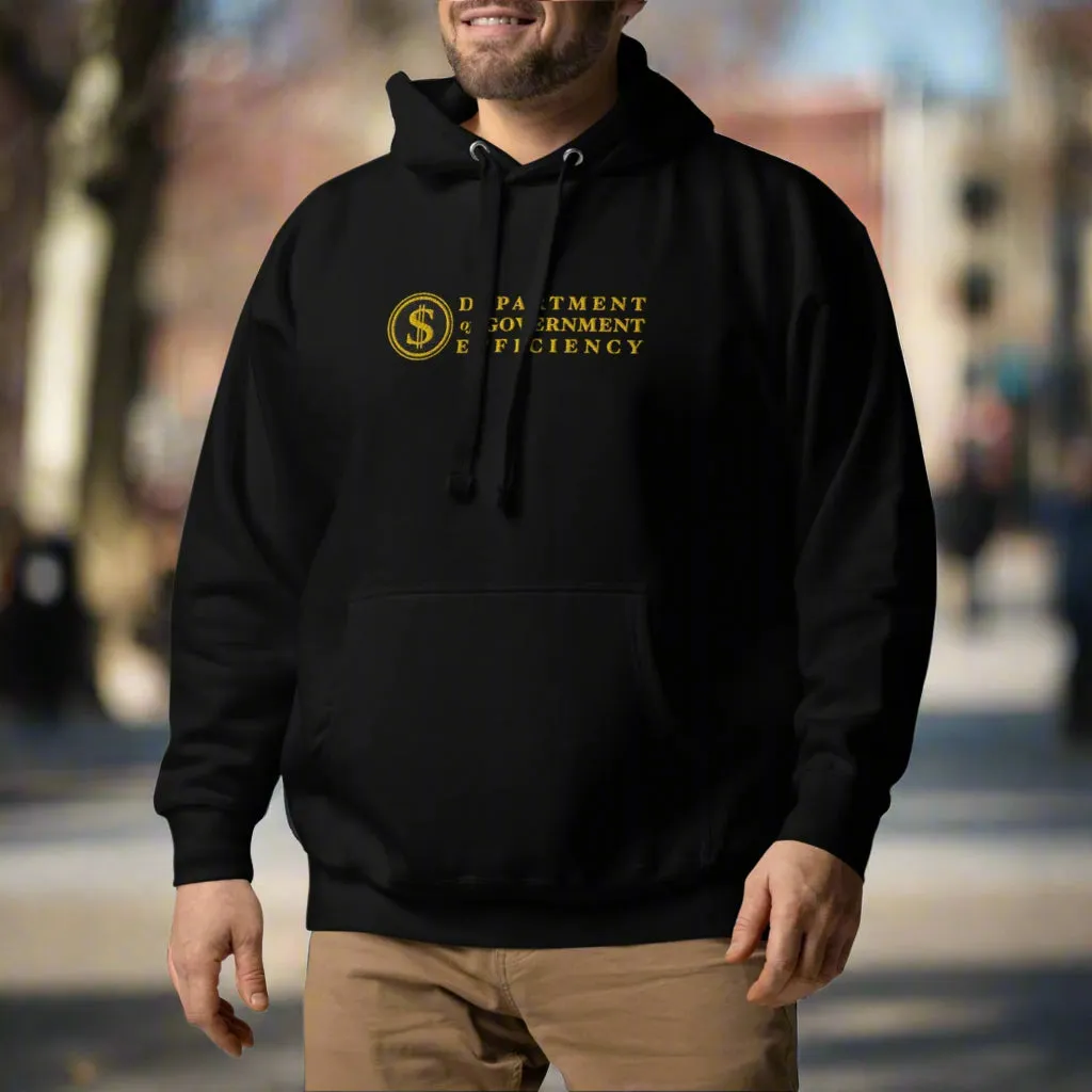 D.O.G.E. Embroidered Premium Hoodie