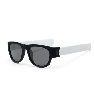 Fashion UV400 Folding Sunglasses Funny Eyewear for Men Women Outdoor Riding Sports Beach