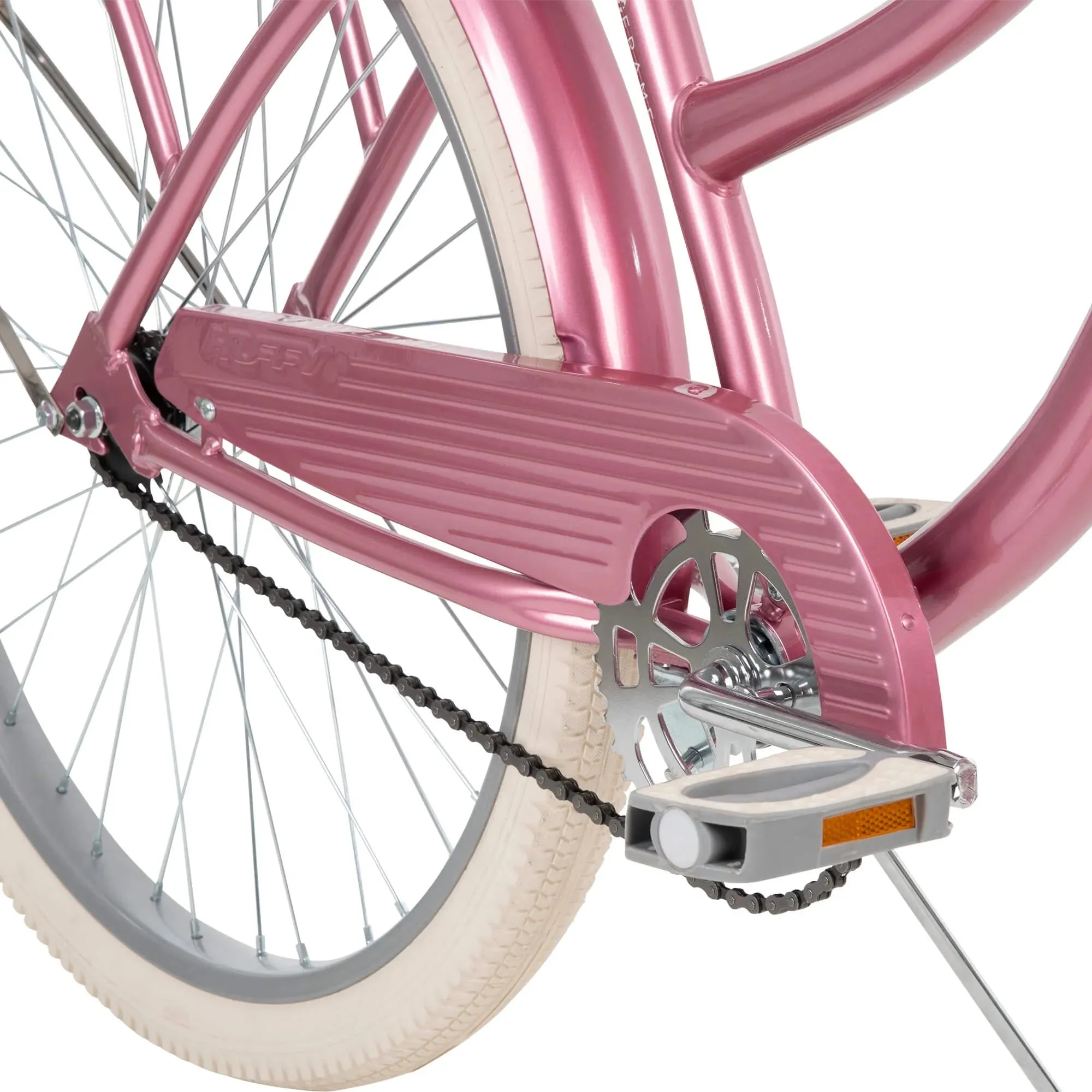 Huffy 26 In. Nel Lusso Women's Beach Cruiser Bike, Pink Taffeta