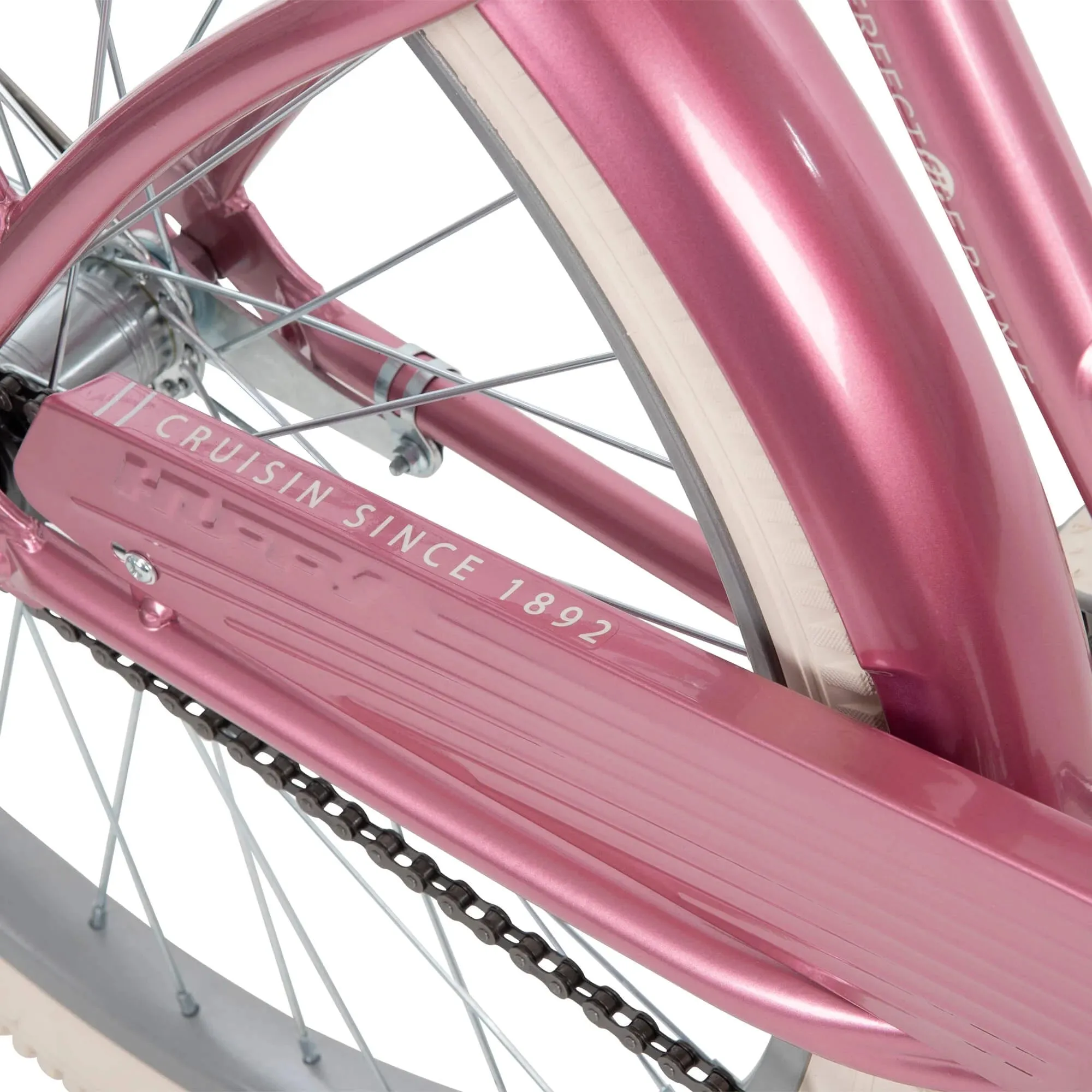 Huffy 26 In. Nel Lusso Women's Beach Cruiser Bike, Pink Taffeta
