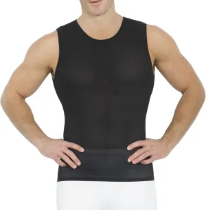 Insta Slim - Made in USA - Mens Compression Sleeveless Crew-Neck Slimming Shapewear Body Shaper with Tummy Control