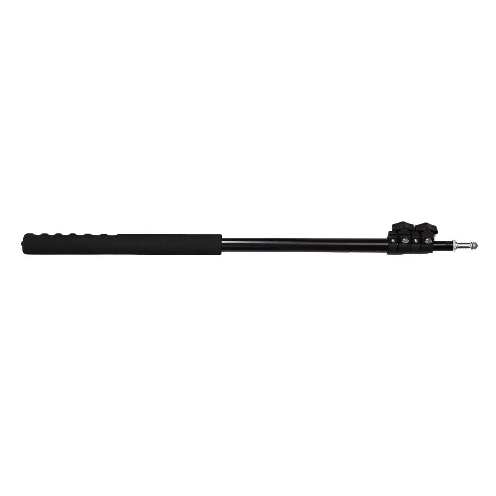 Lighting and Audio Boom Arm Set With Heavy Duty Light Stand - Bundle