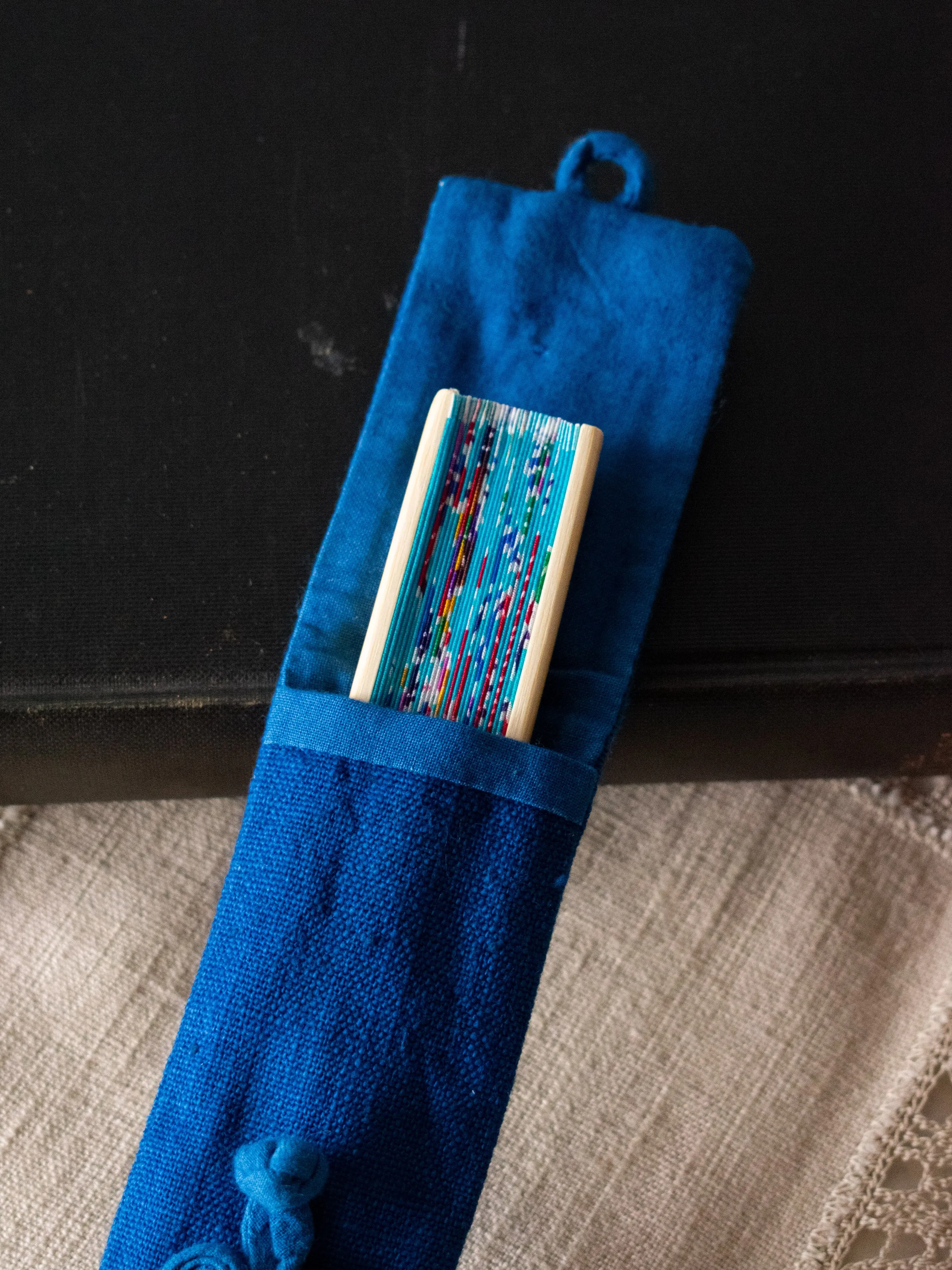Linen Folding Fan Bag