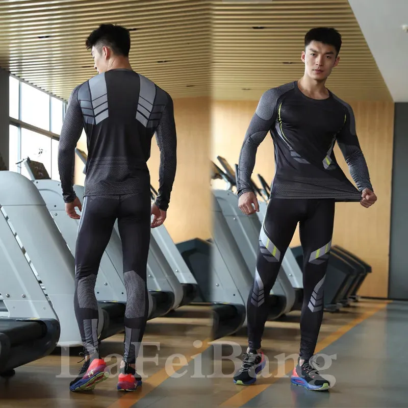 Men's 3-Piece Compression Sportswear Set
