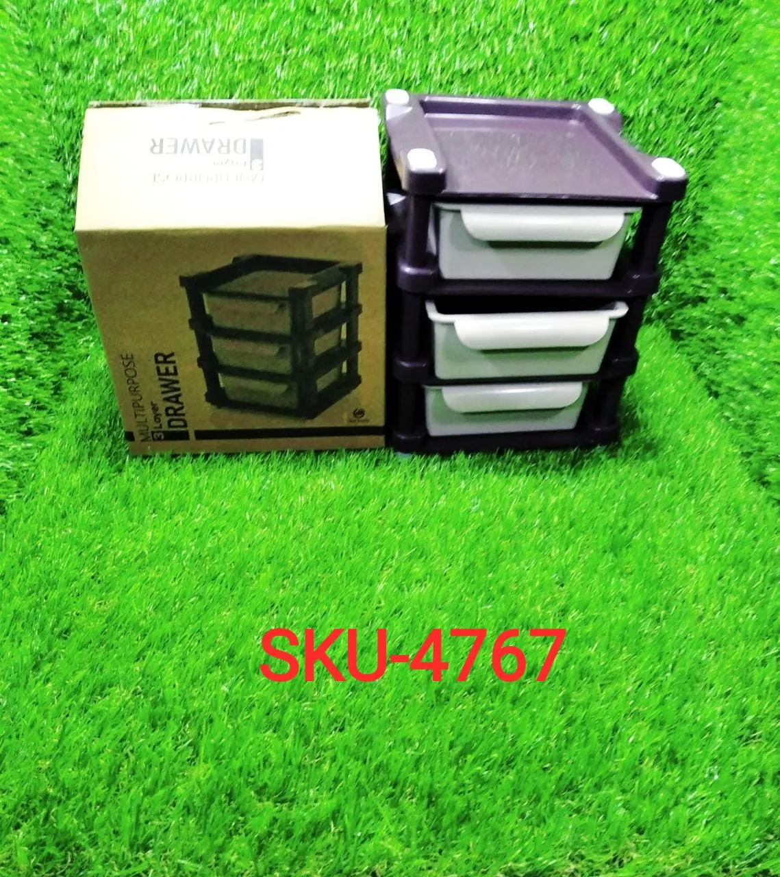 Mini 3 Layer Drawer Used for storing makeup equipments and kits used by womens and ladies.