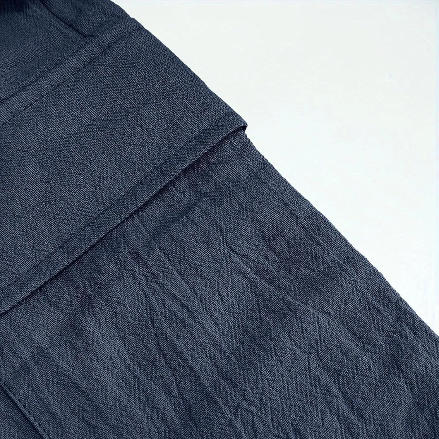 Muscularfit Mens Cotton Linen Shorts Casual Fashion Solid Drawstring Elastic Waist Shorts Summer Outdoor Vacation Beach Pants