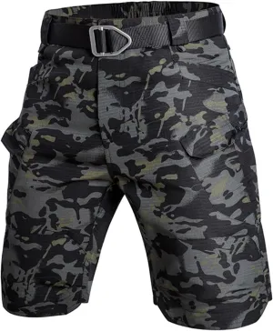 Tactical Shorts for Men Ripstop Quick Dry Cargo Shorts Waterproof Stretch Running Athletic Hiking Pants with Pockets