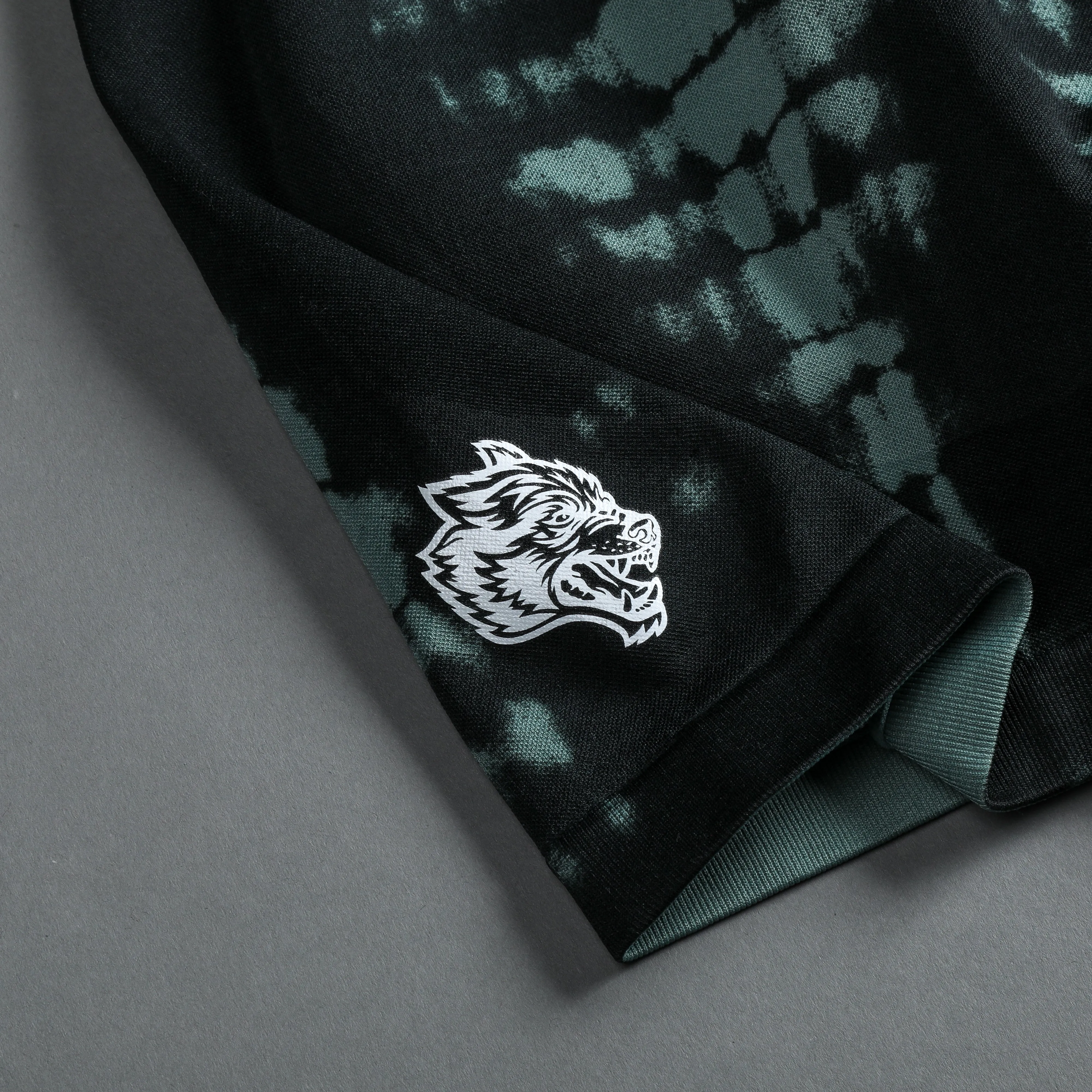 Wolves Forever Everson Seamless "Sierra" Shorts in Jade Green Serpent