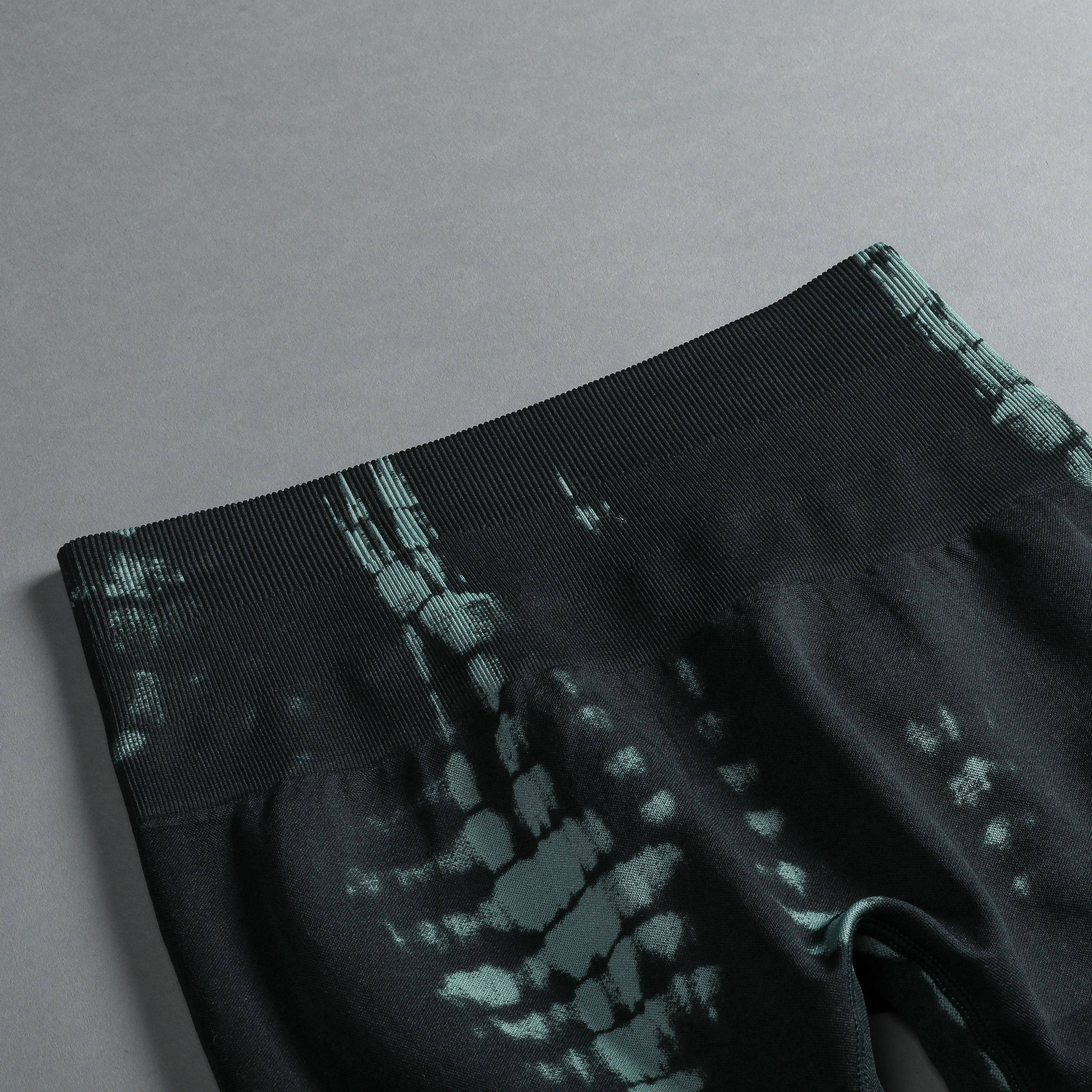 Wolves Forever Everson Seamless "Sierra" Shorts in Jade Green Serpent