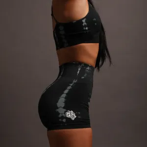 Wolves Forever Everson Seamless "Sierra" Shorts in Jade Green Serpent